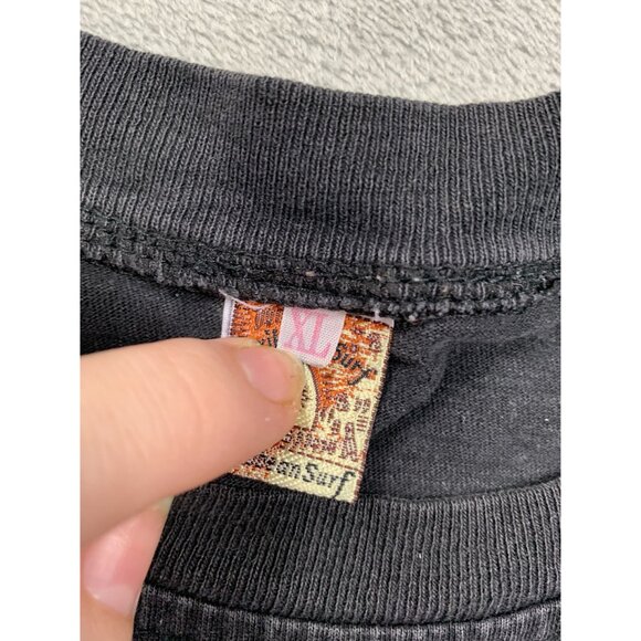 Vtg Bob Marley Men's Black XL T-Shirt Caribbean Surf Don't worry about a thing - Picture 8 of 10